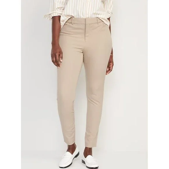 Old Navy | Pants & Jumpsuits | Old Navy Pixie Skinny Dress Pants Womens 2  Petite Beige High Rise Stretch New | Poshmark